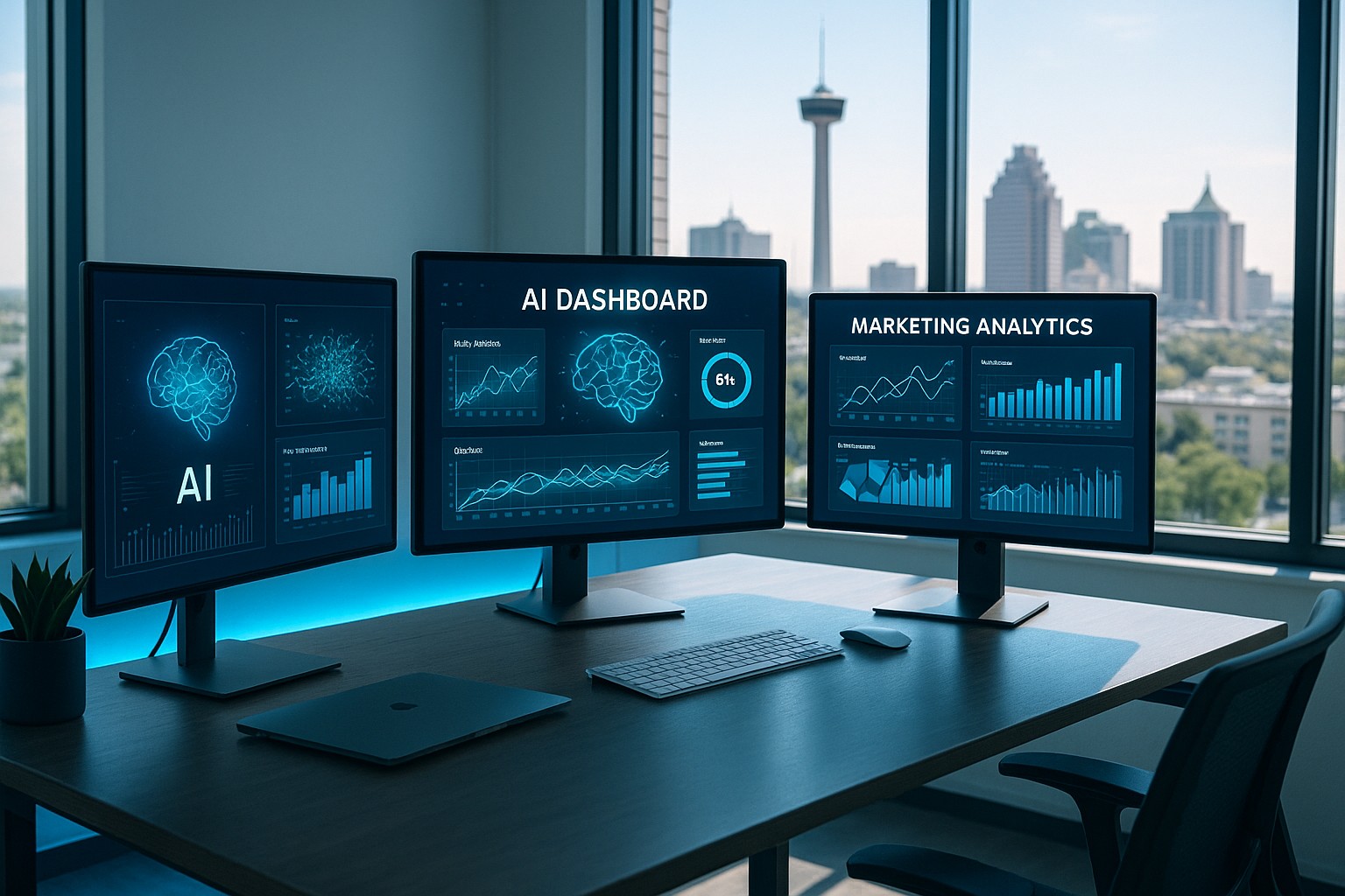 Modern AI engineering and web development workspace